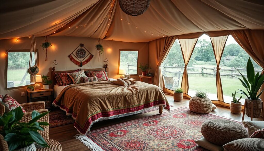 boho glamping bedroom ideas