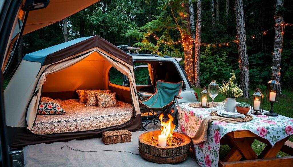 budget glamping essentials for your car camping setup