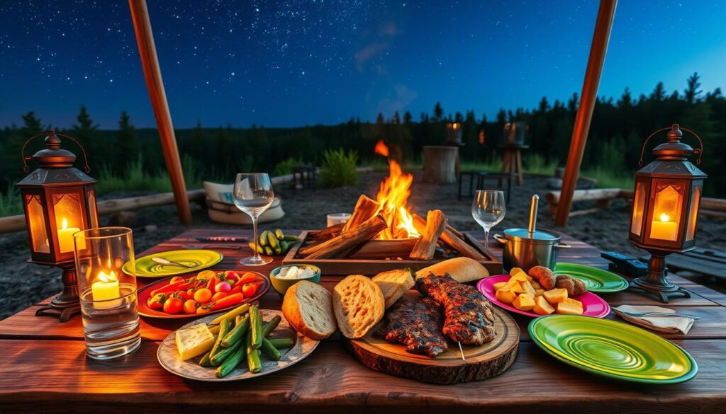 gourmet campfire meals