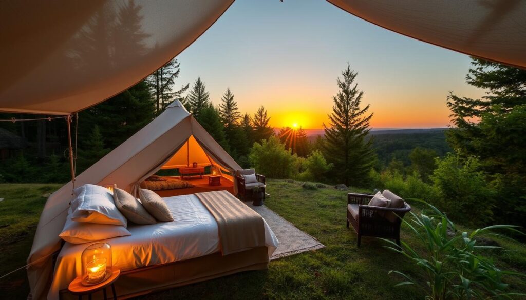 luxury outdoor accommodations