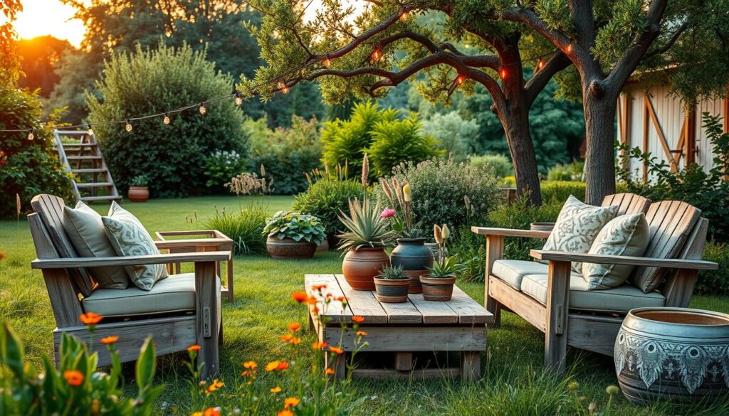 rustic outdoor furniture