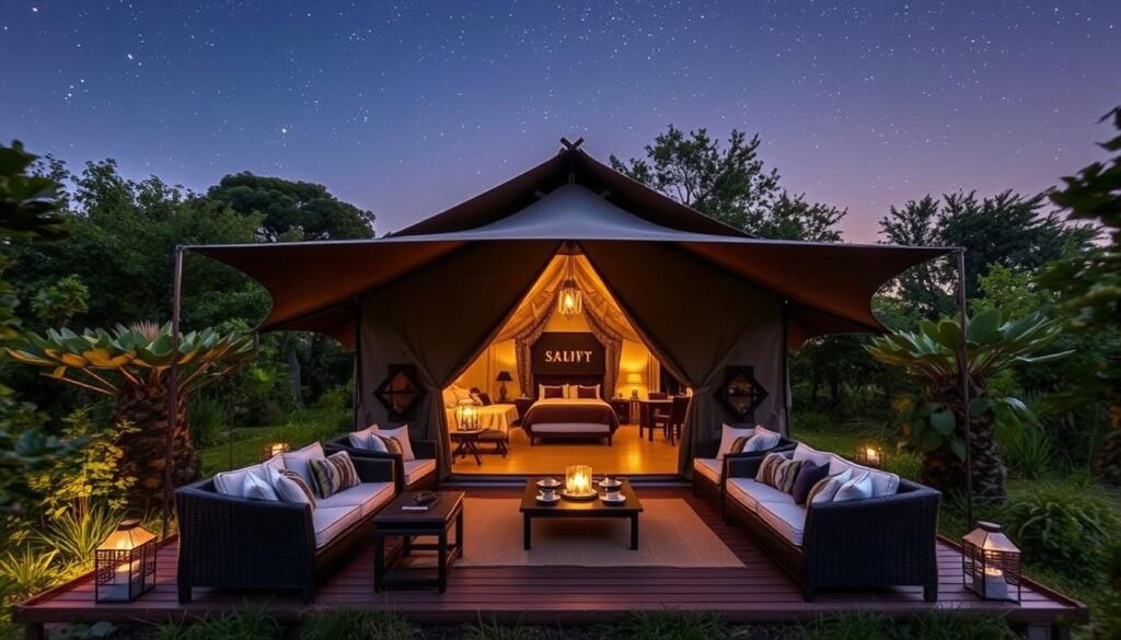 safari-style accommodations