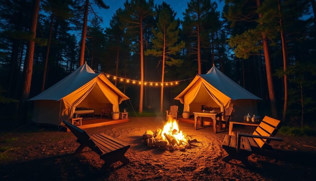 sustainable tourism glamping options