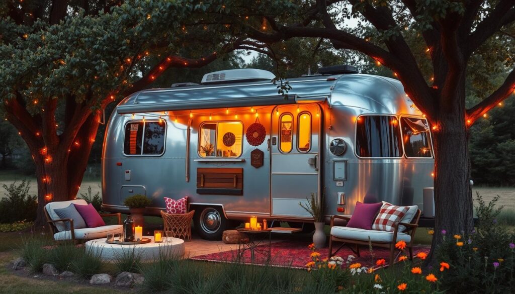 vintage airstream glamping