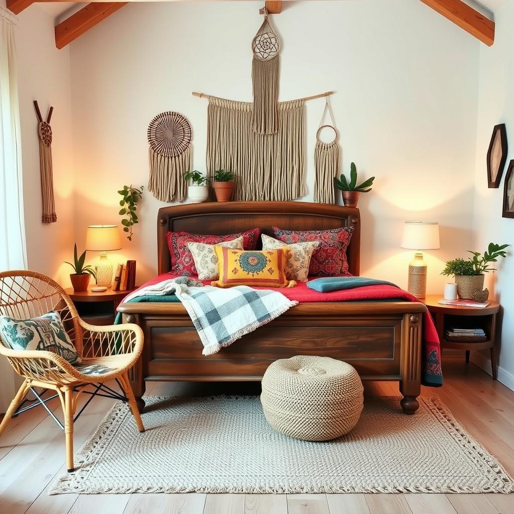 Boho Bedroom Furniture Inspiration