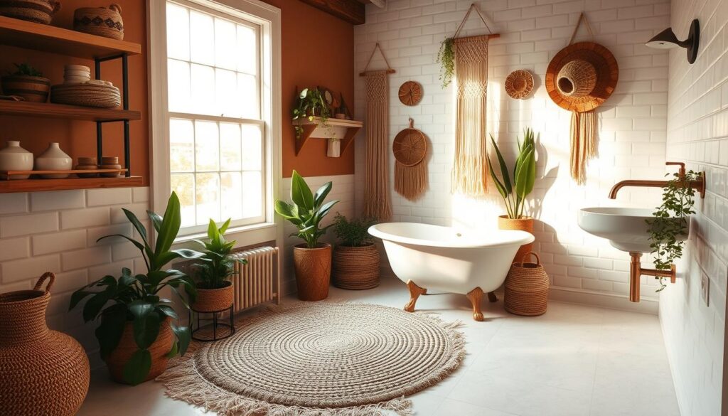 DIY boho bathroom updates