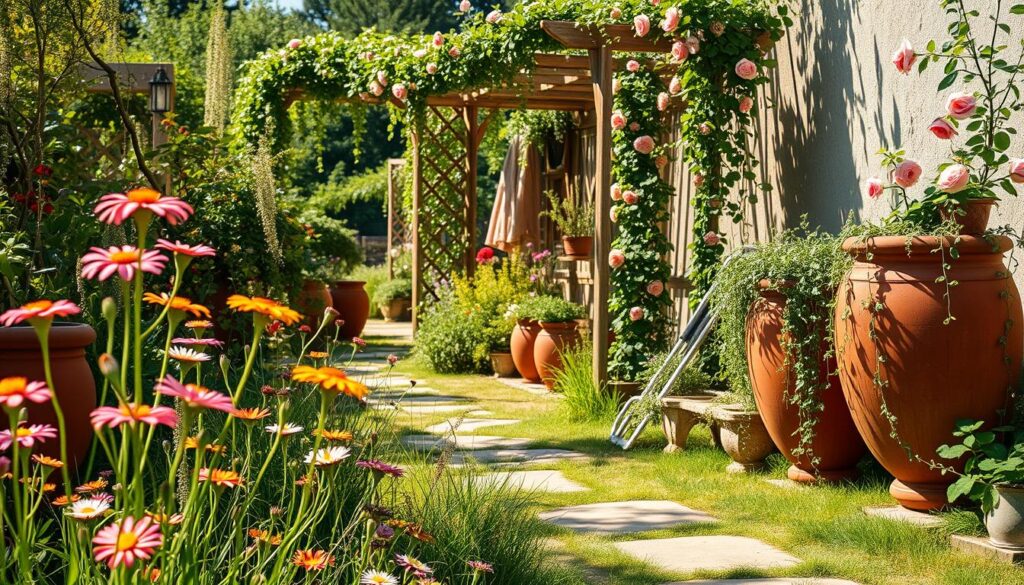 bohemian garden design