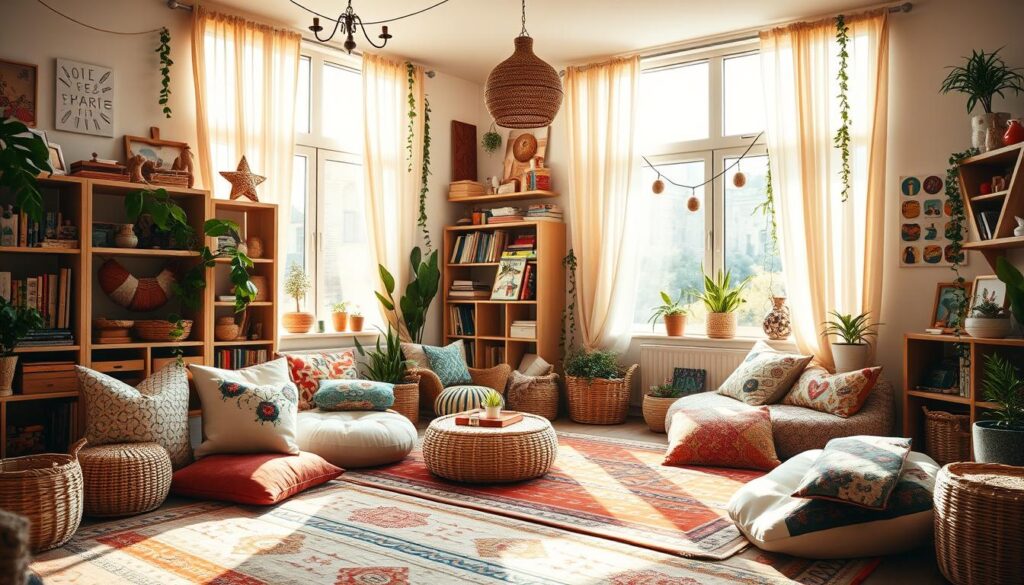 bohemian kids room design