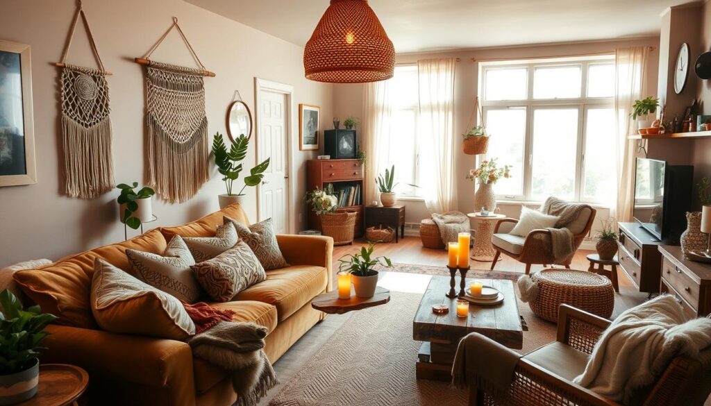 bohemian living room inspiration