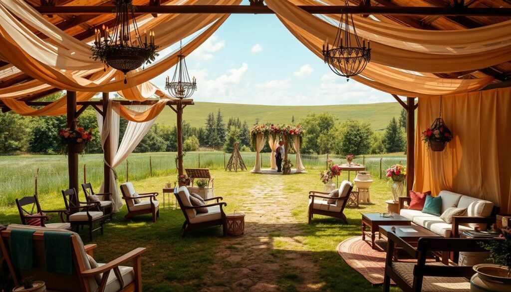 bohemian wedding venue