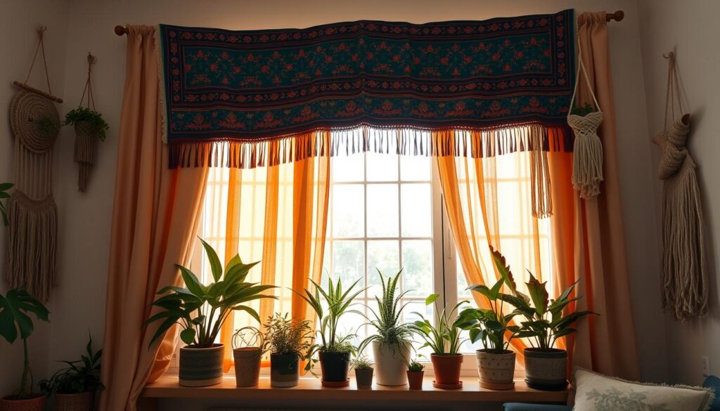 bohemian window treatment