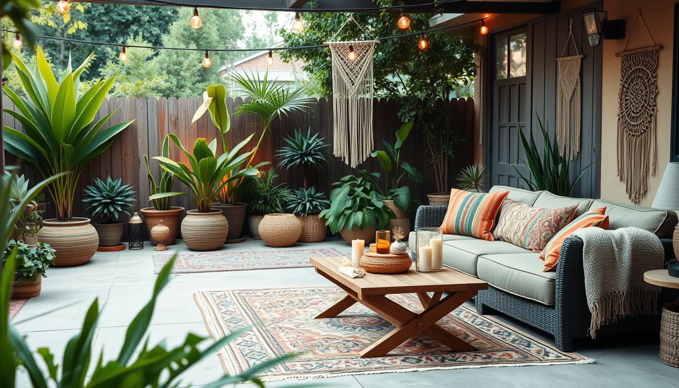 boho backyard decor ideas