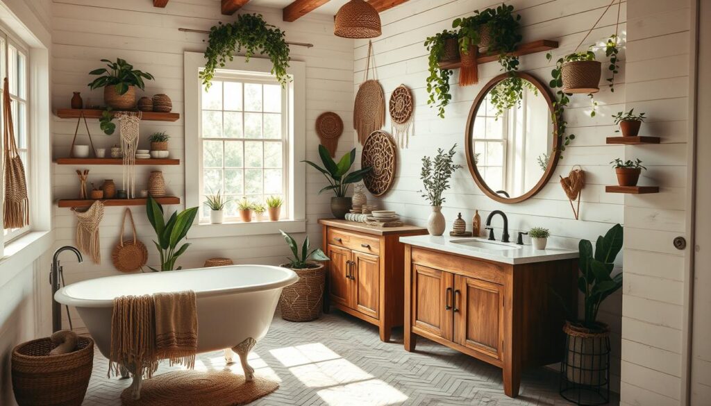 boho bathroom decor