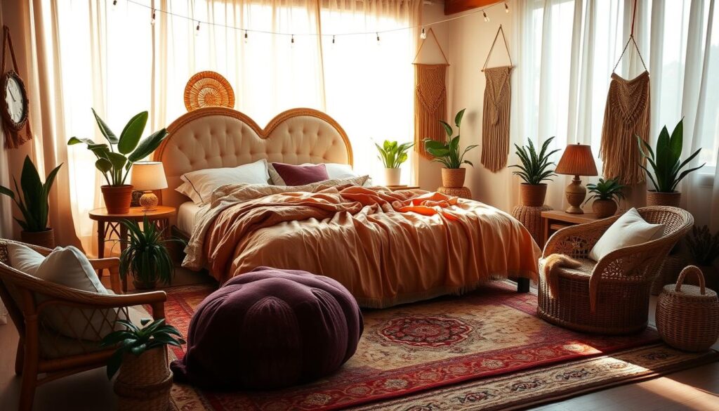 boho bedroom design