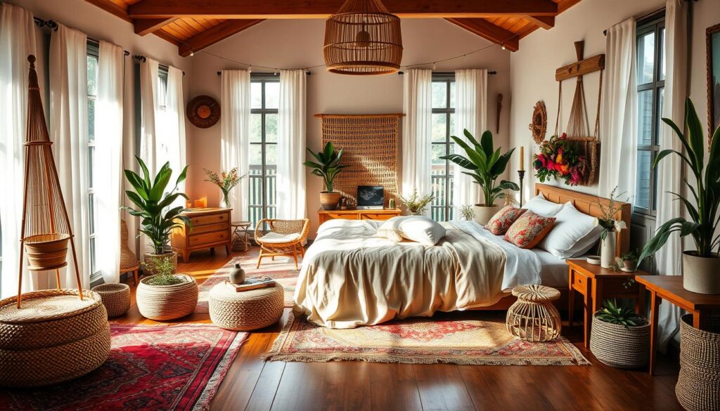 boho bedroom design