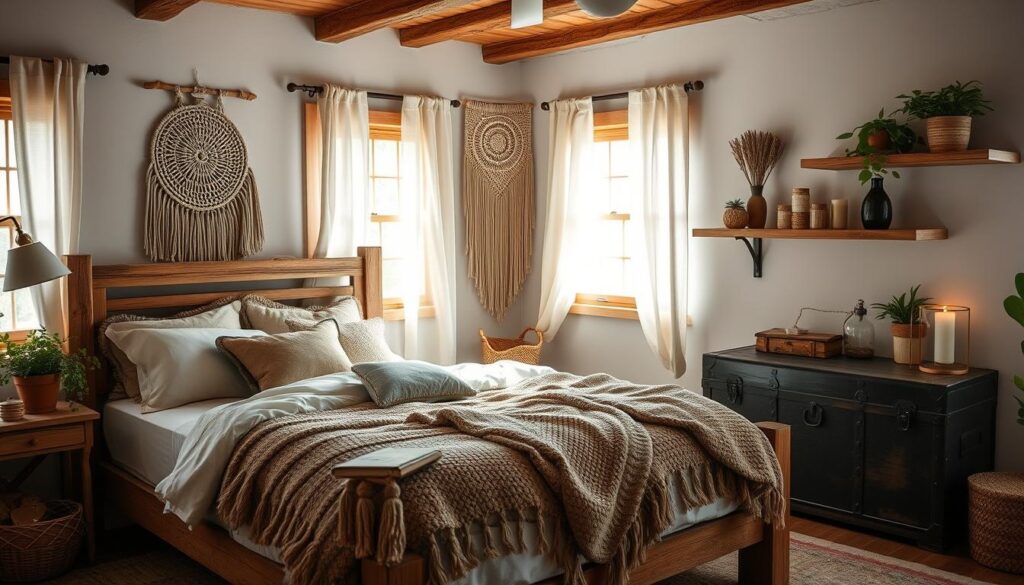 boho bedroom idea