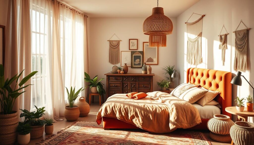 boho bedroom idea