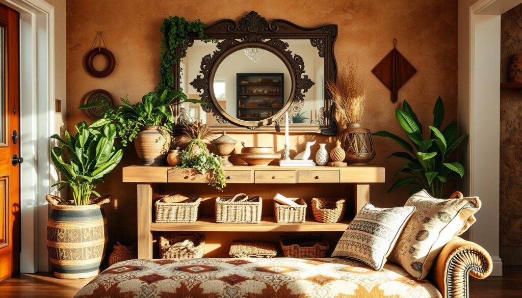 boho entryway furniture