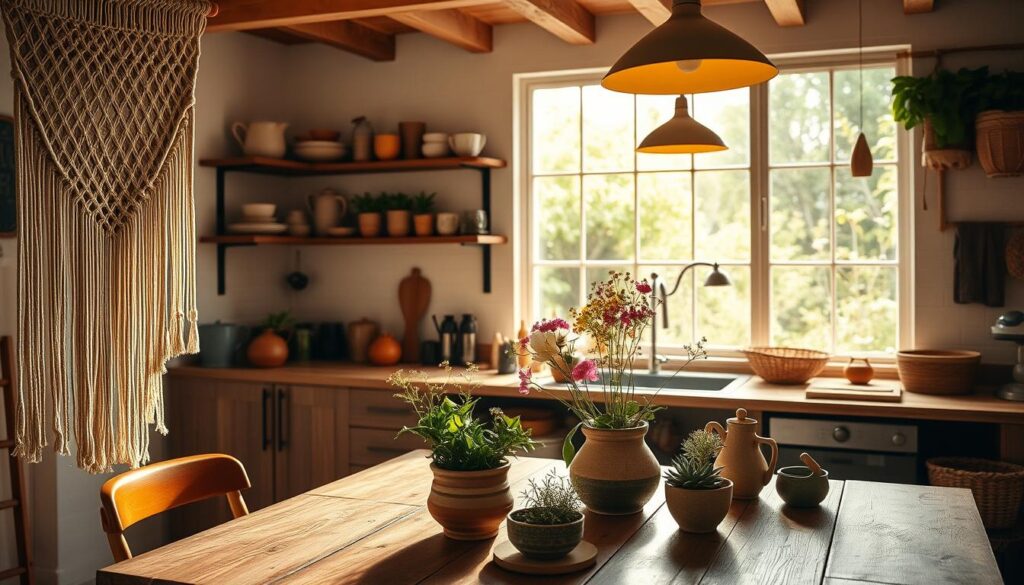 boho kitchen aesthetic