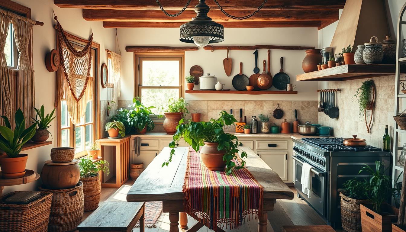 boho kitchen decor inspo