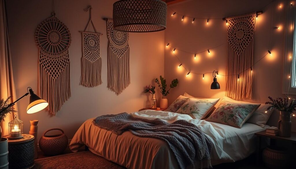 boho lighting design