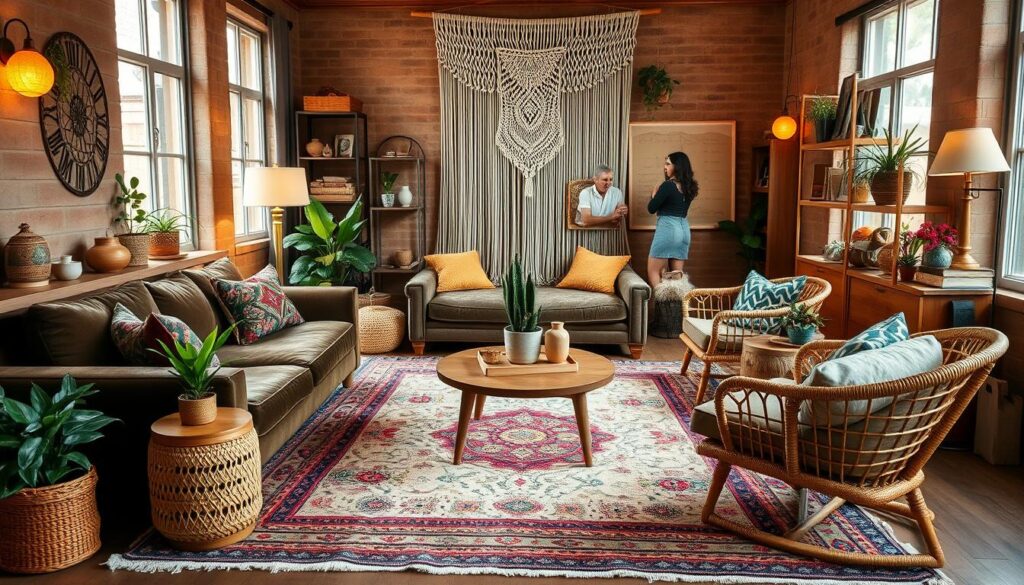 boho living room furniture