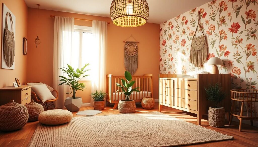 boho nursery color palette