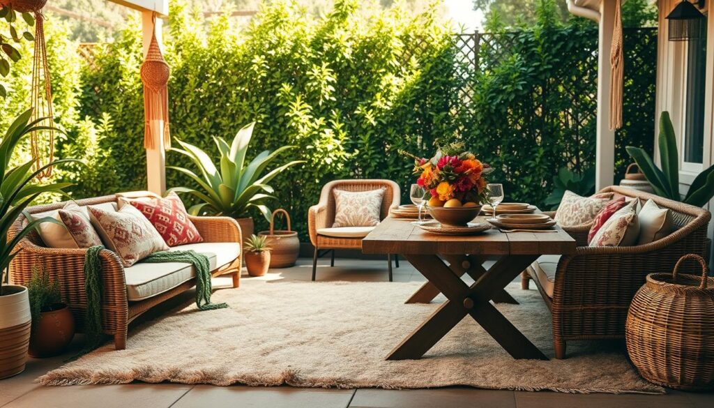 boho outdoor style