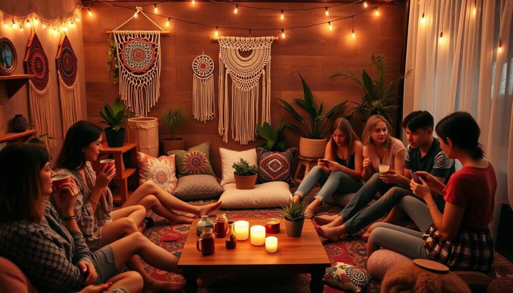 boho party activities