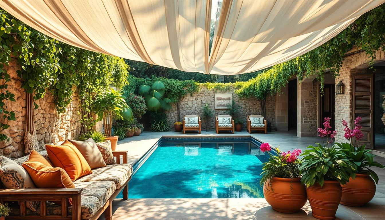 boho pool decor ideas