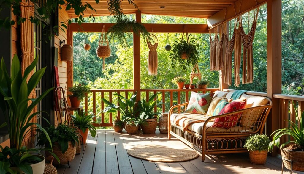 boho porch style