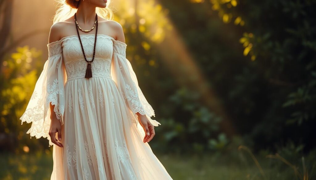 boho wedding attire