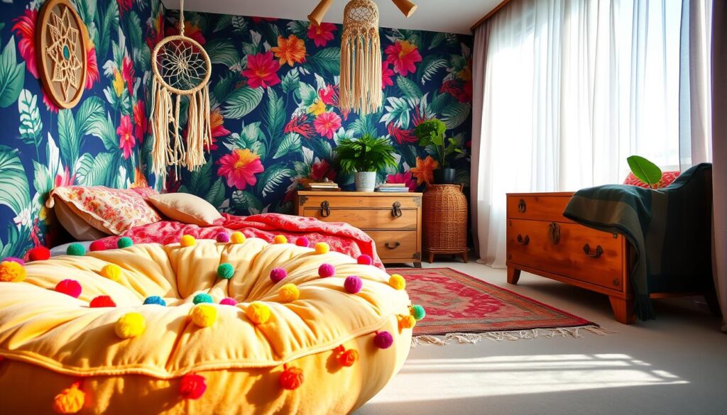 colorful boho design