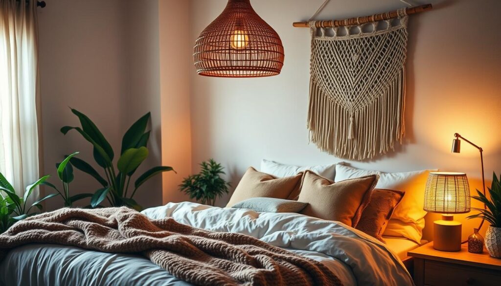 cozy bedroom lighting