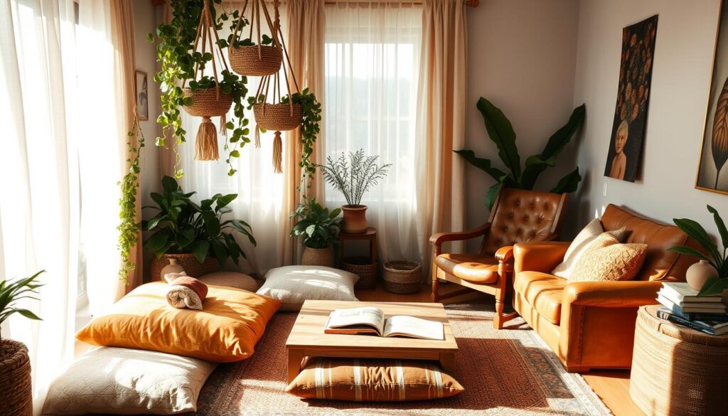 cozy reading nook