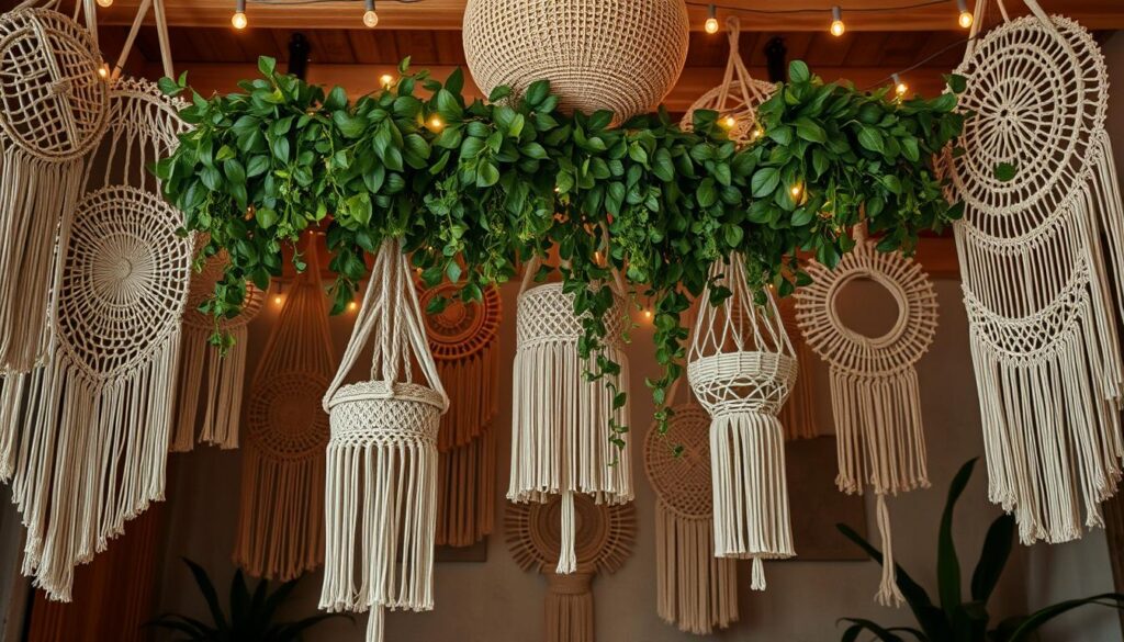 hanging decor and lighting