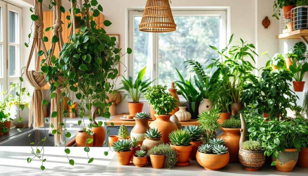 plants and natural accents