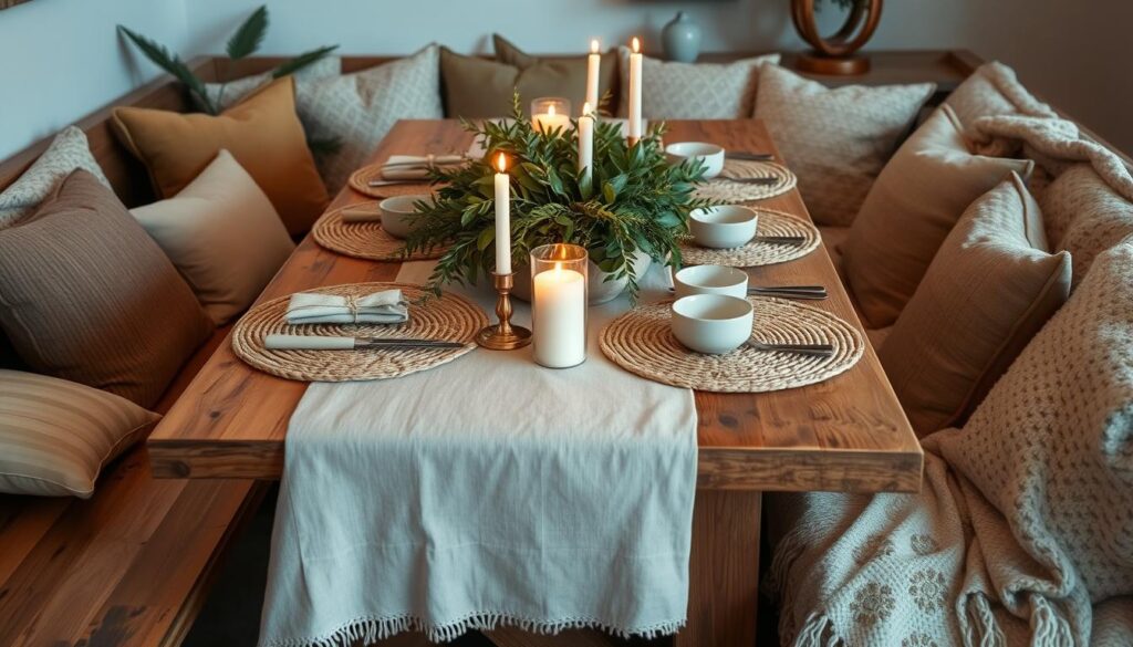 relaxed table setting