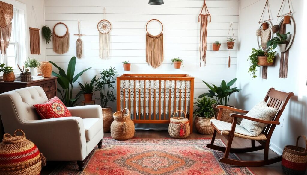 vintage boho nursery