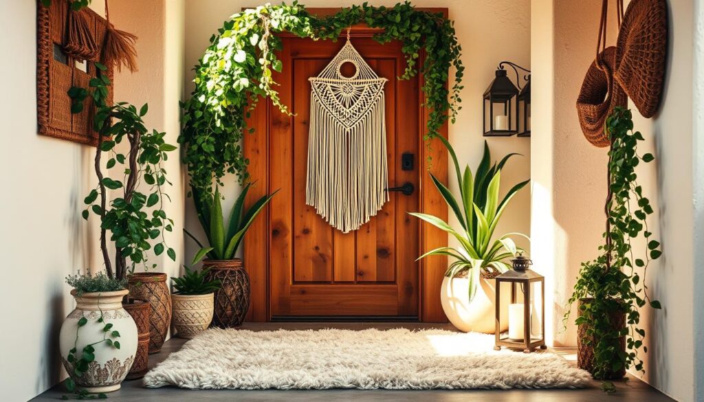 welcoming entrance decor