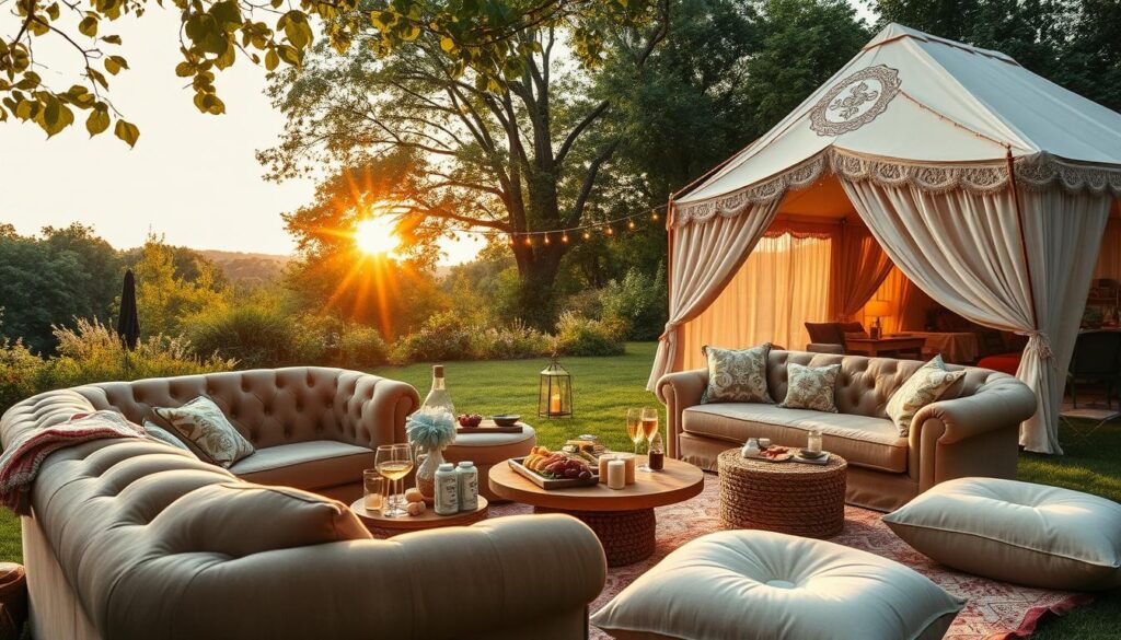 glamping party activities