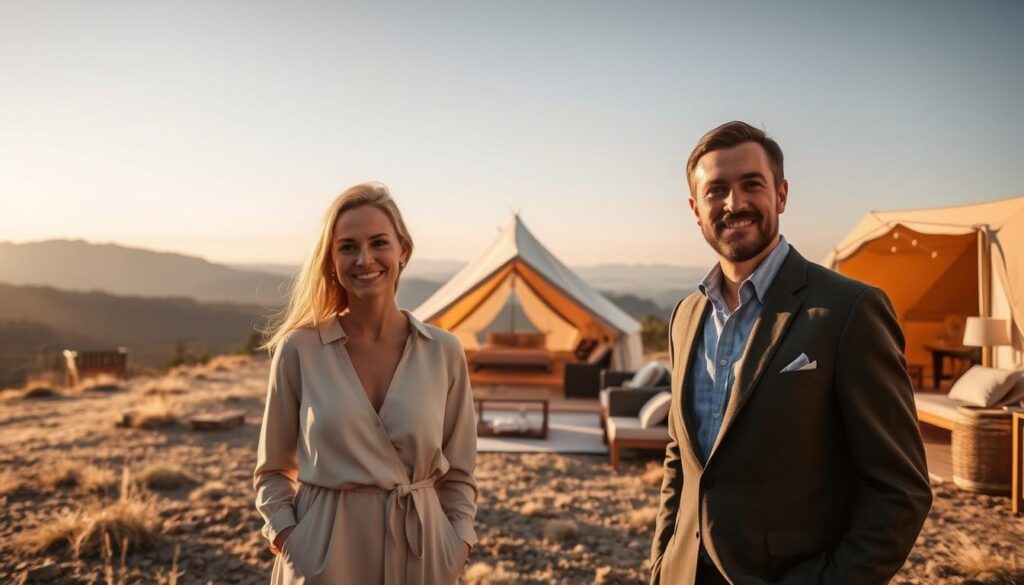 luxury camping hosts