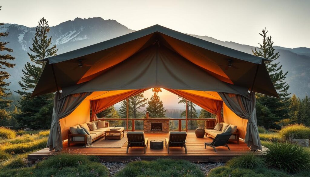 luxury outdoor shelter