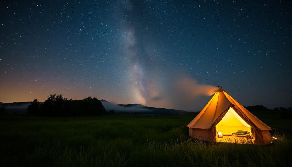 magical night under the stars