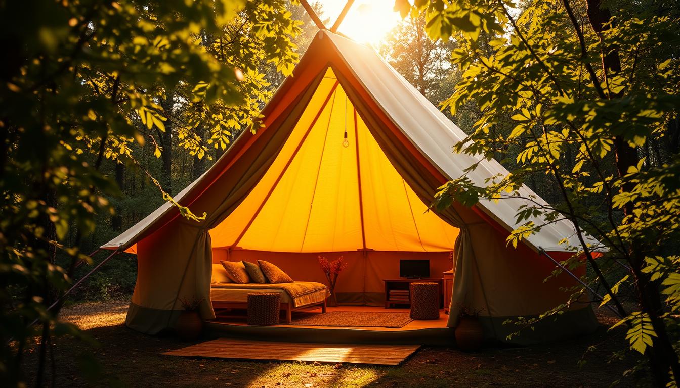 pop up glamping tent