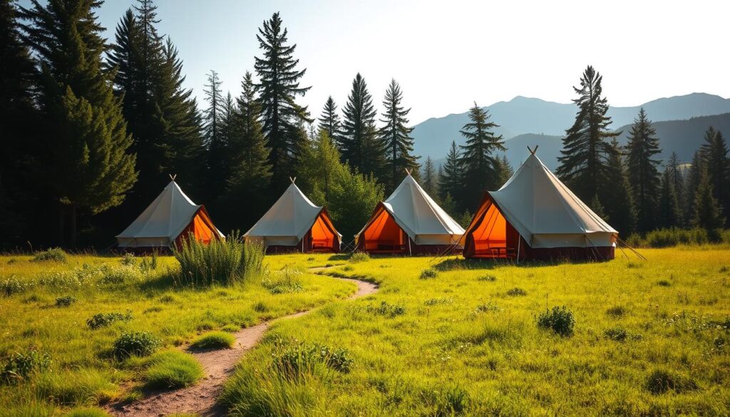 premium bell tents for camping
