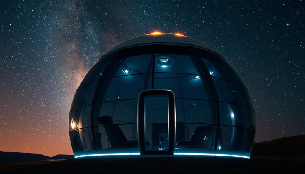 space capsule tent design