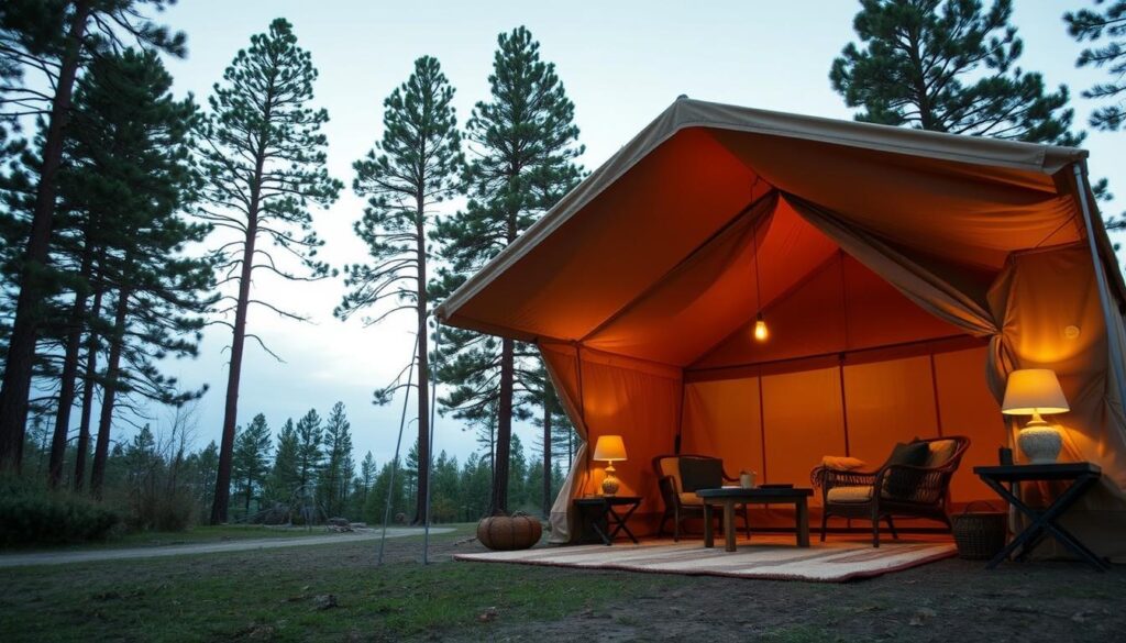 weatherproof canvas shelter