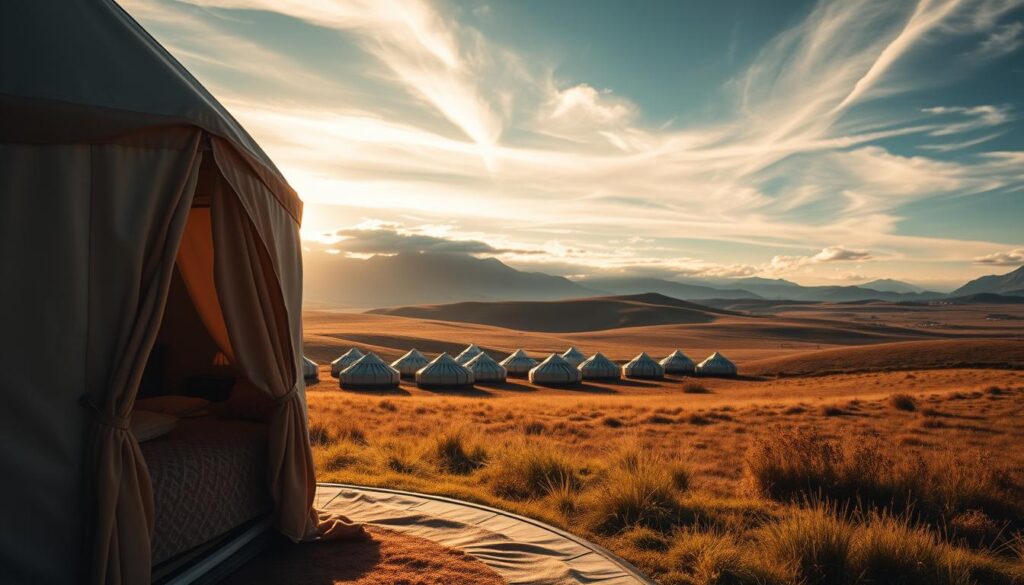 yurts around