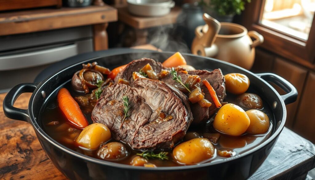 French onion pot roast recipe